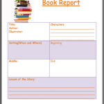Free Book Report & Worksheet Templates – Word Layouts For Book Report Template 5Th Grade
