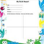 Free Book Report & Worksheet Templates – Word Layouts In 1St Grade Book Report Template