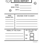Free Book Report Template Coloring Page  Coloring Page Printables  With Science Report Template Ks2