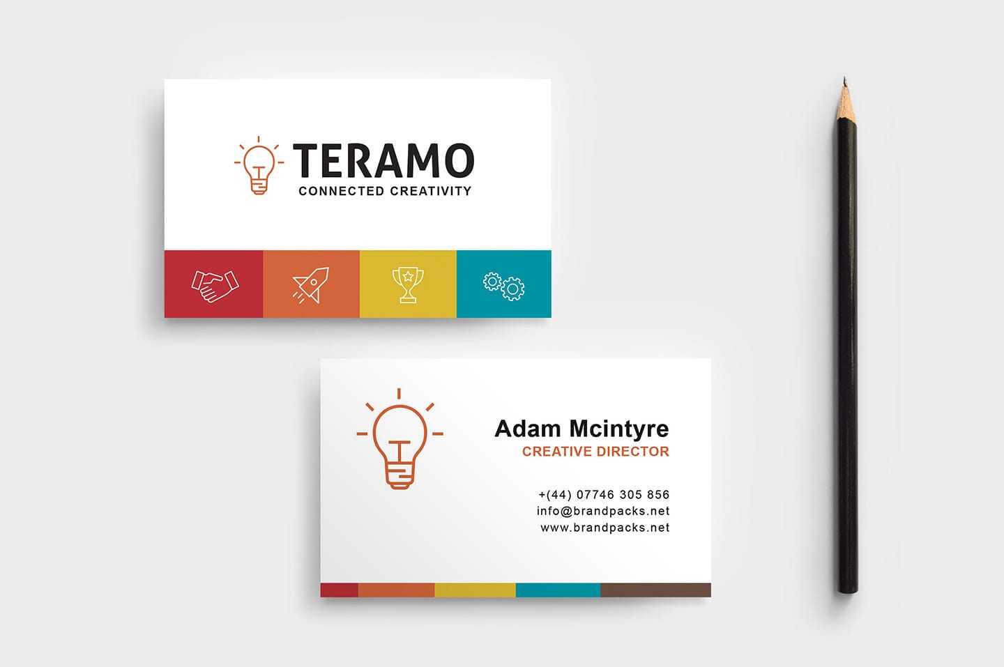 Free Business Card Template In PSD, Ai & Vector – BrandPacks Intended For Blank Business Card Template Psd