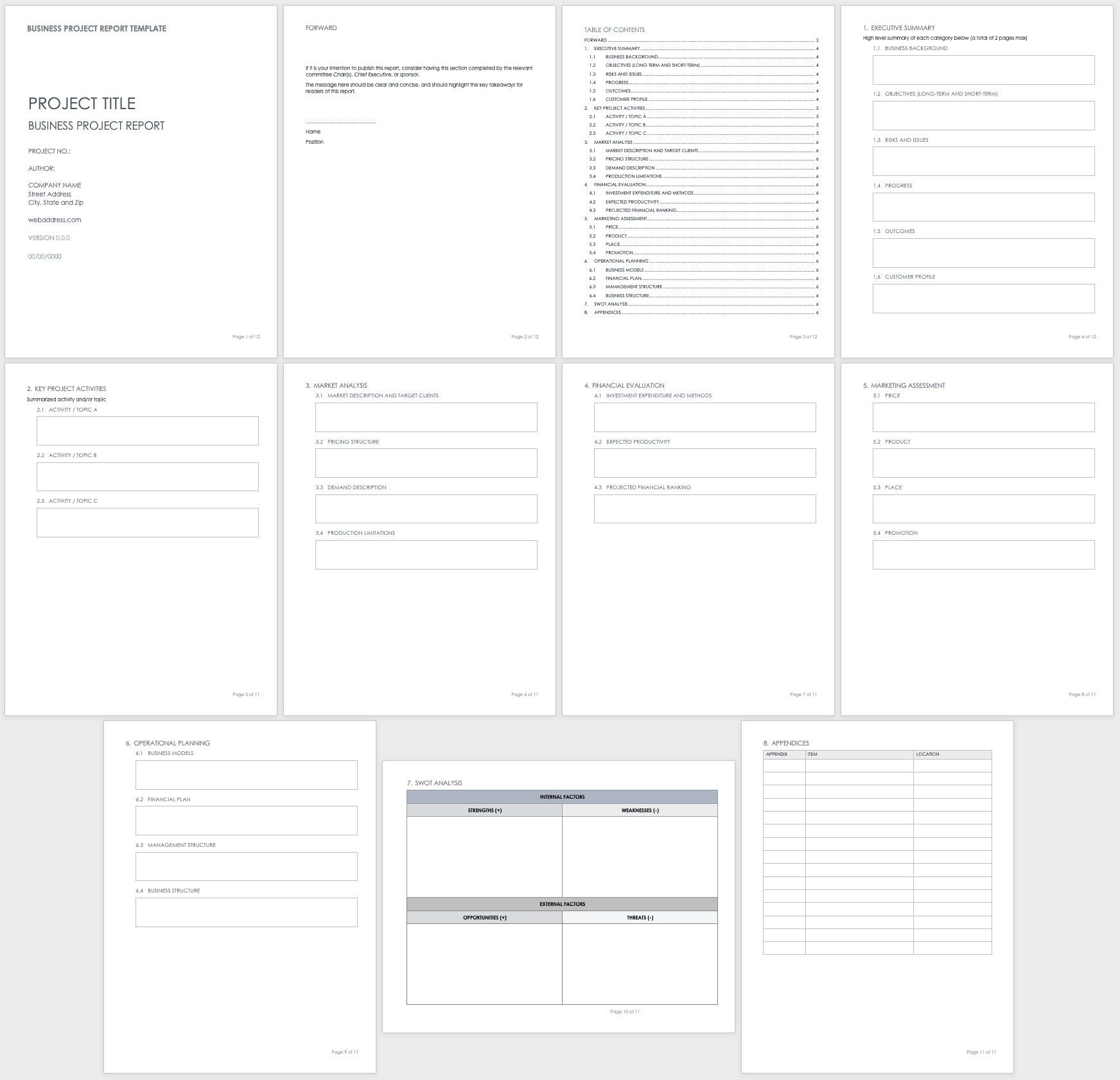 Free Business Report Templates  Smartsheet Inside Simple Business Report Template