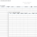 Free Call Tracking Templates  Smartsheet Pertaining To Sales Call Reports Templates Free