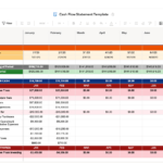 Free Cash Flow Statement Templates  Smartsheet Within Liquidity Report Template