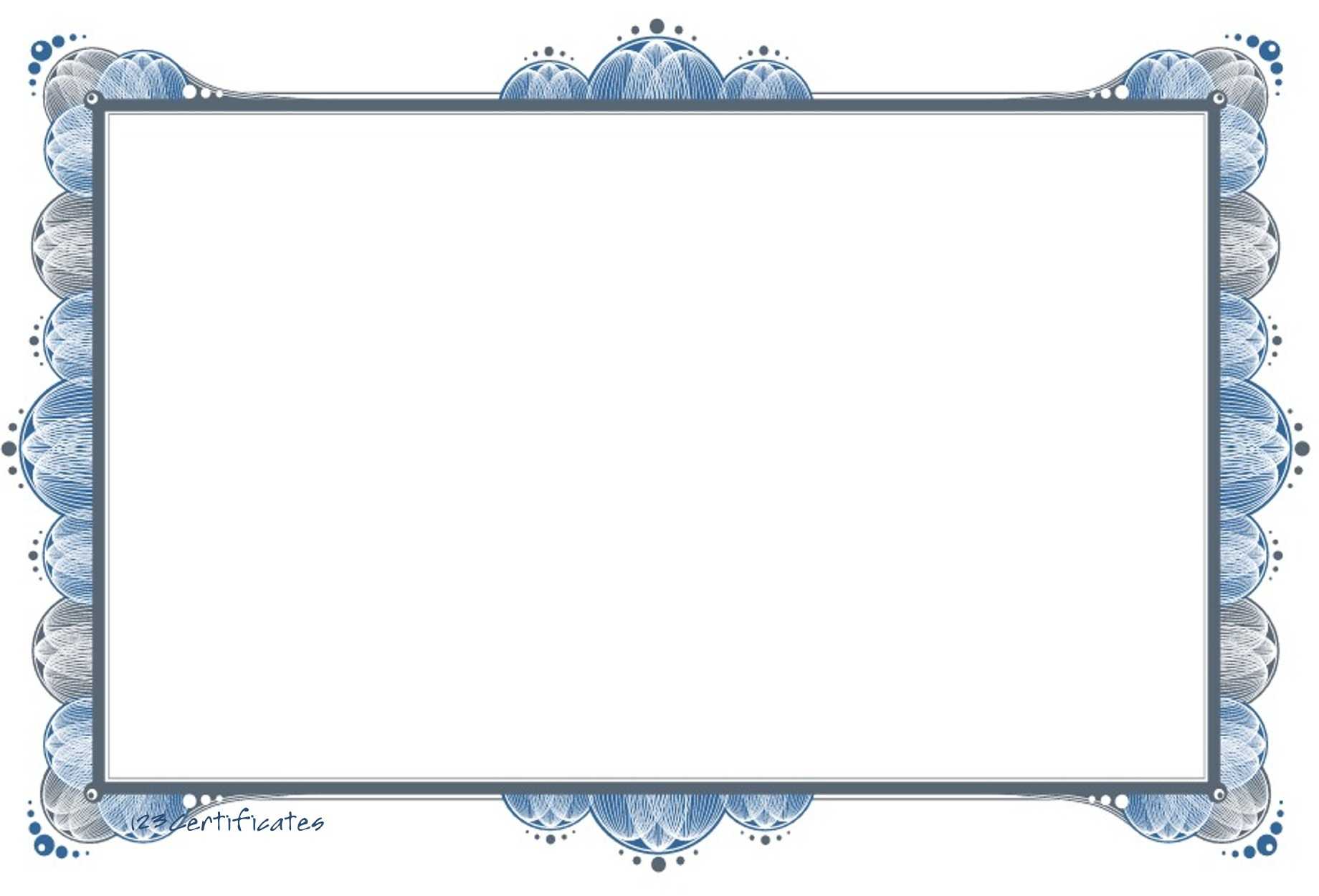 Free Certificate Border, Download Free Certificate Border Png  In Free Printable Certificate Border Templates