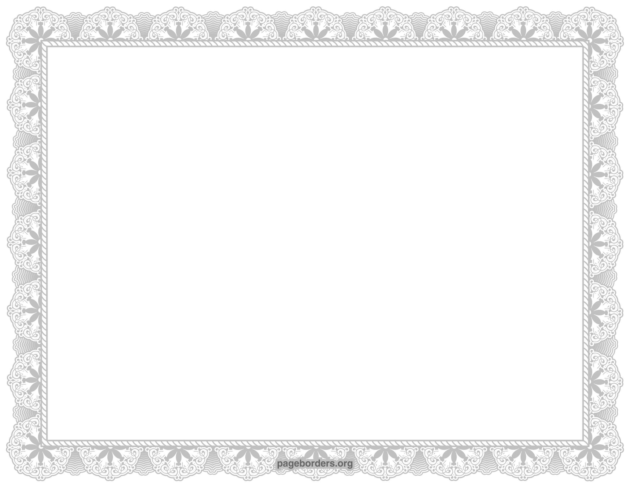 Free Certificate Border, Download Free Certificate Border png  Regarding Free Printable Certificate Border Templates