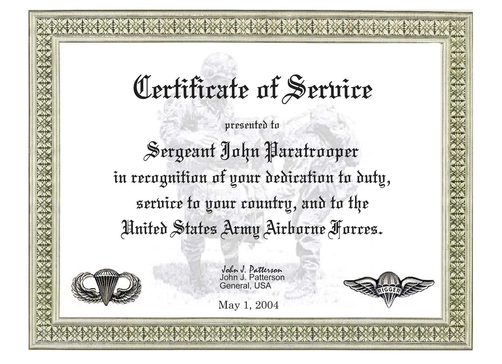 ❤️Free Certificate of Service Sample Template❤️ Throughout Certificate Of Service Template Free ❤️Free Certificate of Service Sample Template❤️ Throughout Certificate Of Service Template Free