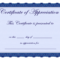 Free Certificate Template, Download Free Certificate Template Png  Within Blank Certificate Templates Free Download