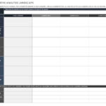 Free Competitive Analysis Templates  Smartsheet For Market Intelligence Report Template