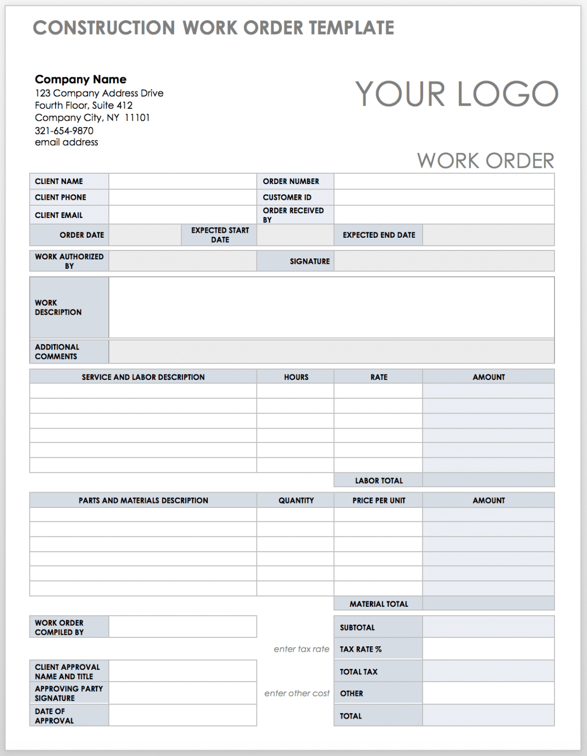 Image 2 for Construction Payment Certificate Template