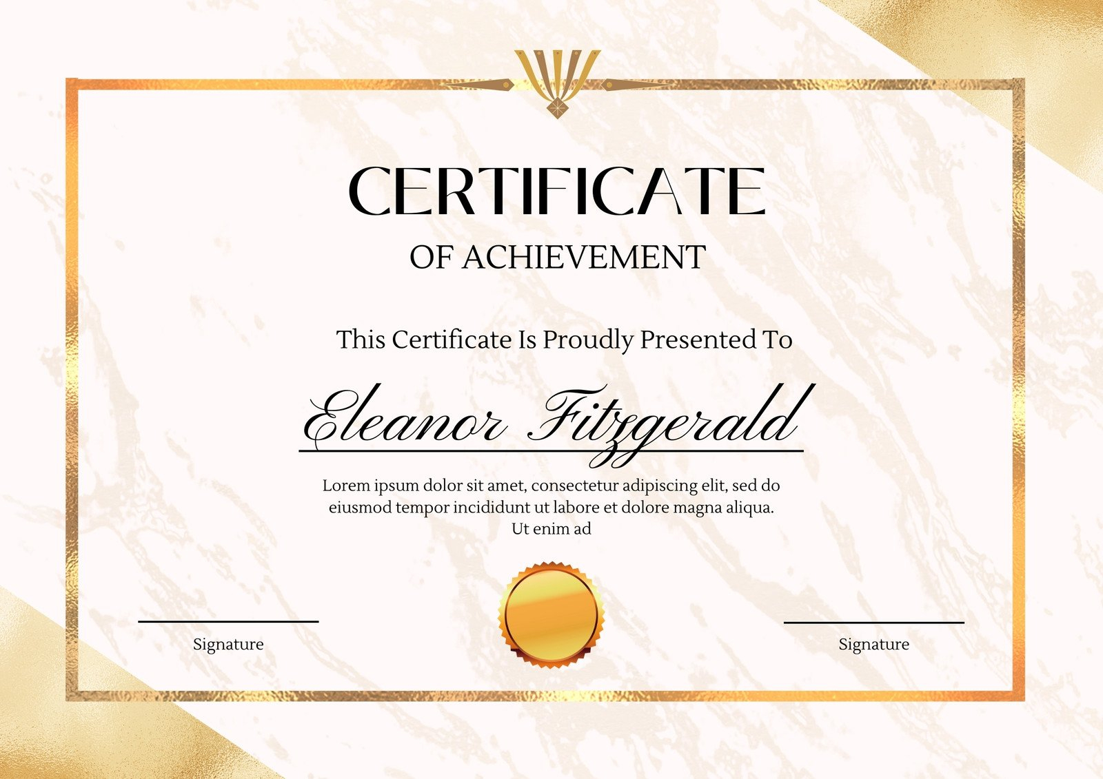 Free, custom printable appreciation certificate templates  Canva Throughout Felicitation Certificate Template