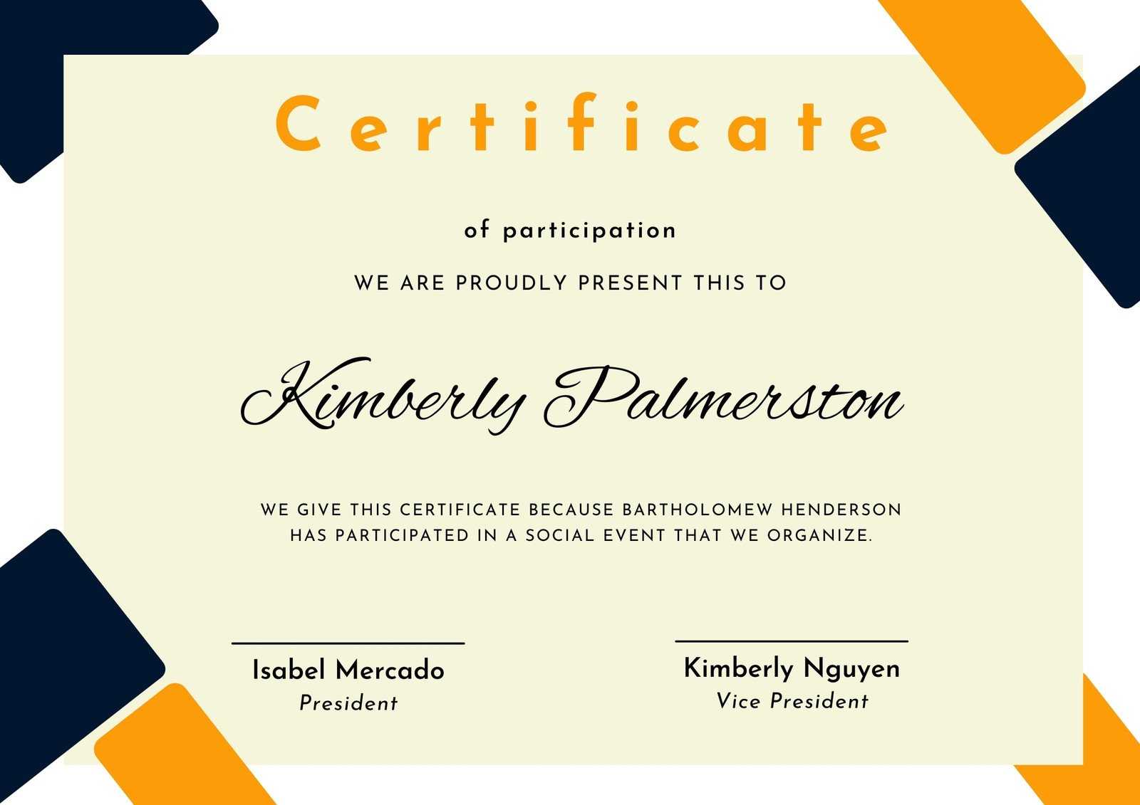 Free Custom Printable Attendance Certificate Templates  Canva Pertaining To Perfect Attendance Certificate Template