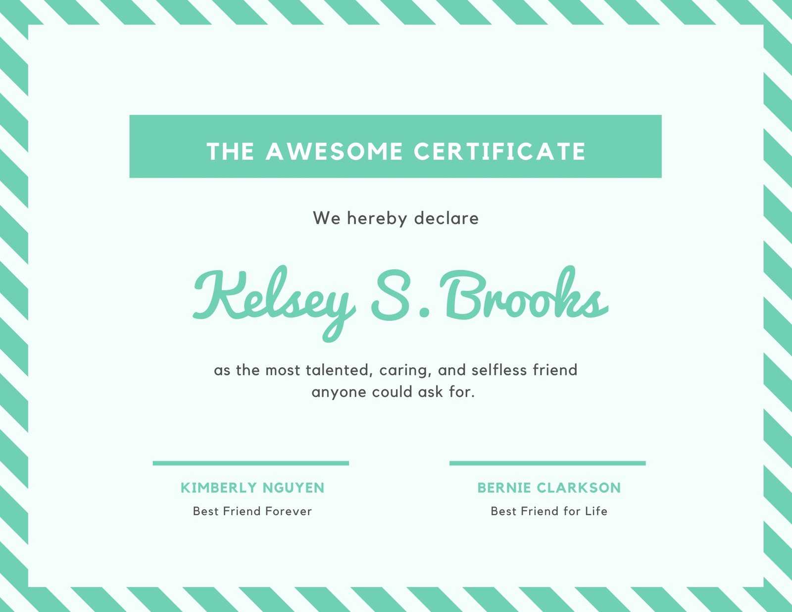 Free custom printable funny certificate templates  Canva Intended For Free Funny Award Certificate Templates For Word