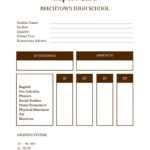 Free Custom Printable High School Report Card Templates  Canva Intended For High School Report Card Template