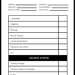 Free Custom Printable High School Report Card Templates  Canva Regarding High School Progress Report Template