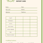 Free Custom Printable High School Report Card Templates  Canva With Regard To High School Progress Report Template