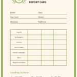 Free Custom Printable High School Report Card Templates  Canva With Regard To High School Progress Report Template