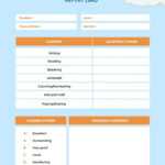 Free Custom Printable Preschool Report Card Templates  Canva For Kindergarten Report Card Template