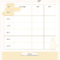 Free, Custom Printable Workout Planner Templates Online  Canva Intended For Blank Workout Schedule Template