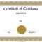 Free Customizable Certificate Of Achievement  Editable & Printable Regarding Blank Certificate Of Achievement Template