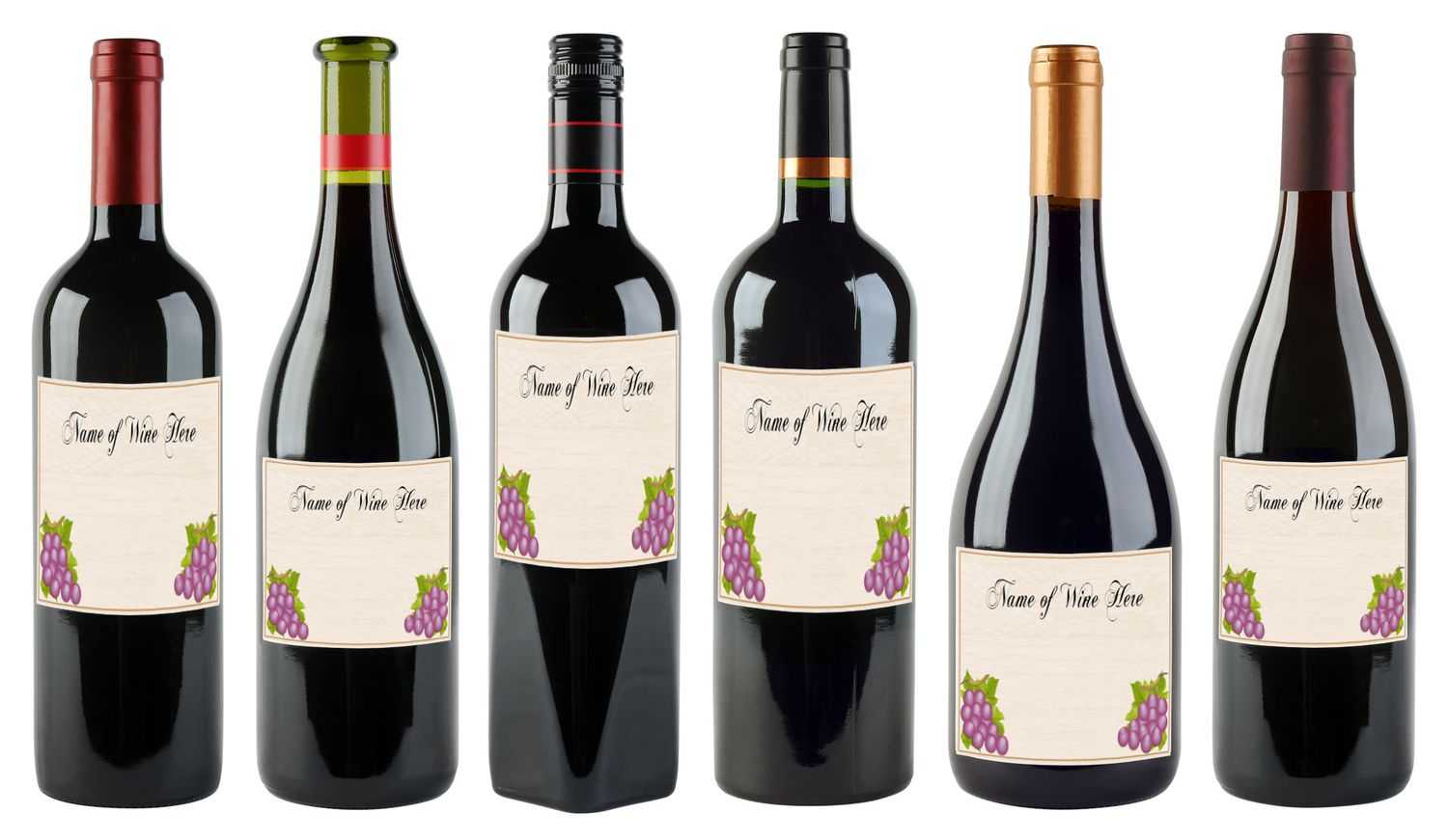 Free DIY Wine Label Templates for Any Occasion In Blank Wine Label Template