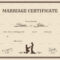 Free Editable Marriage Certificate Template  Sample  Format In PDF For Blank Marriage Certificate Template