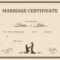 Free Editable Marriage Certificate Template Sample Format In PDF Throughout Blank Marriage Certificate Template