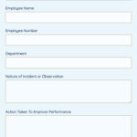 Free Employee Coaching Form Template  10FormBuilder With Regard To Coaches Report Template