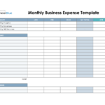 Free Excel Spreadsheet For Business Expenses In 10  Monday