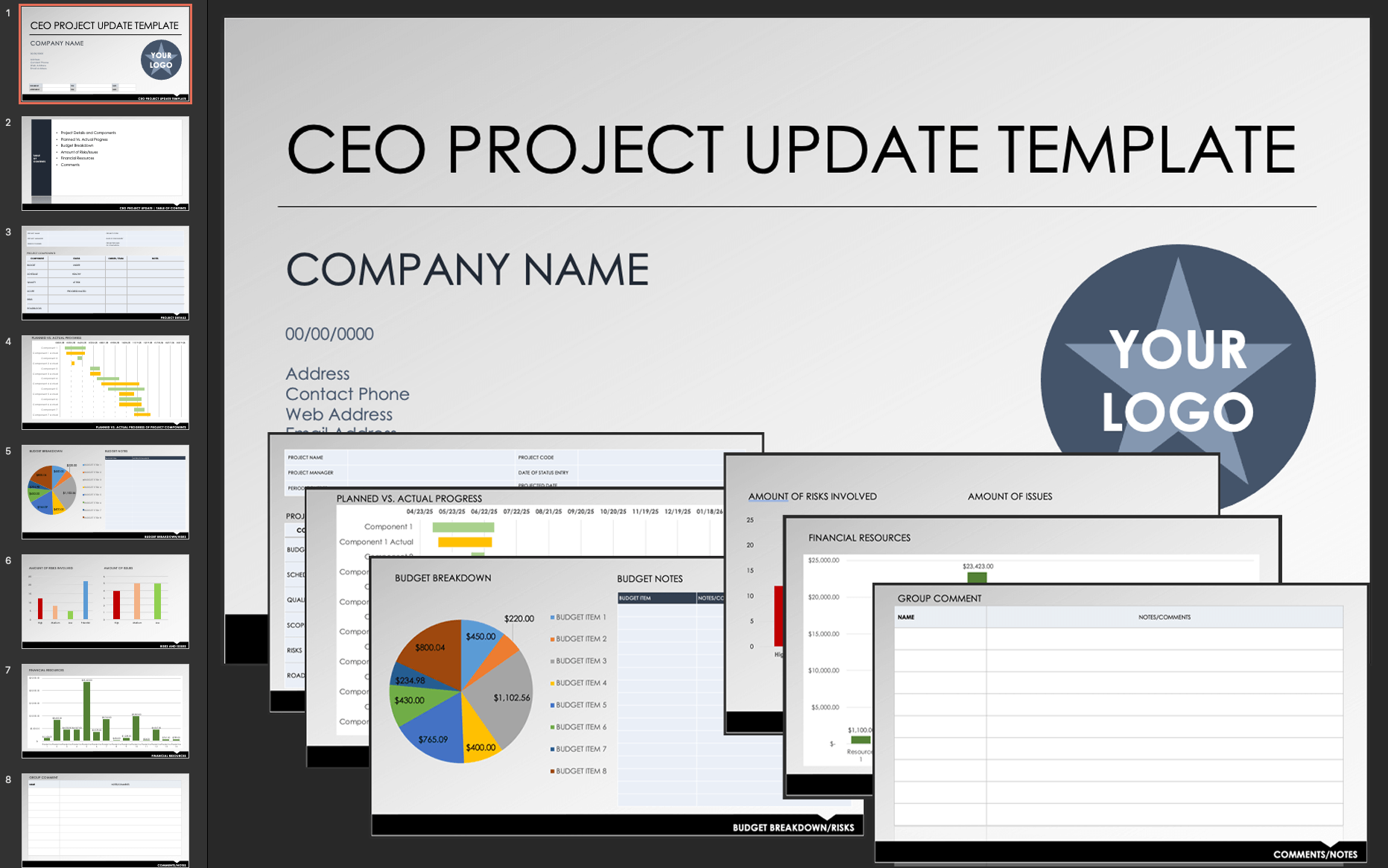 Free Executive Project Status Templates  Smartsheet