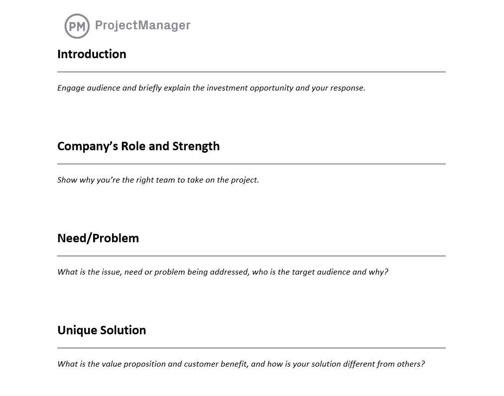 Free Executive Summary Template for Word - ProjectManager Pertaining To Executive Summary Report Template Free Executive Summary Template for Word - ProjectManager Pertaining To Executive Summary Report Template