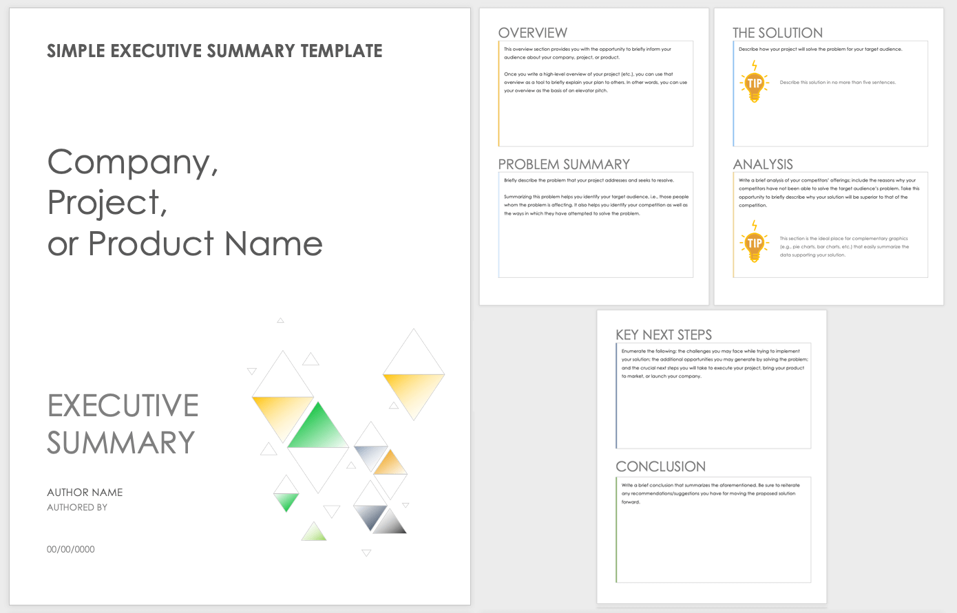 Free Executive Summary Templates Smartsheet Within Executive Summary Report Template Free Executive Summary Templates Smartsheet Within Executive Summary Report Template