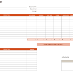 Free Expense Report Templates Smartsheet Throughout Expense Report Spreadsheet Template