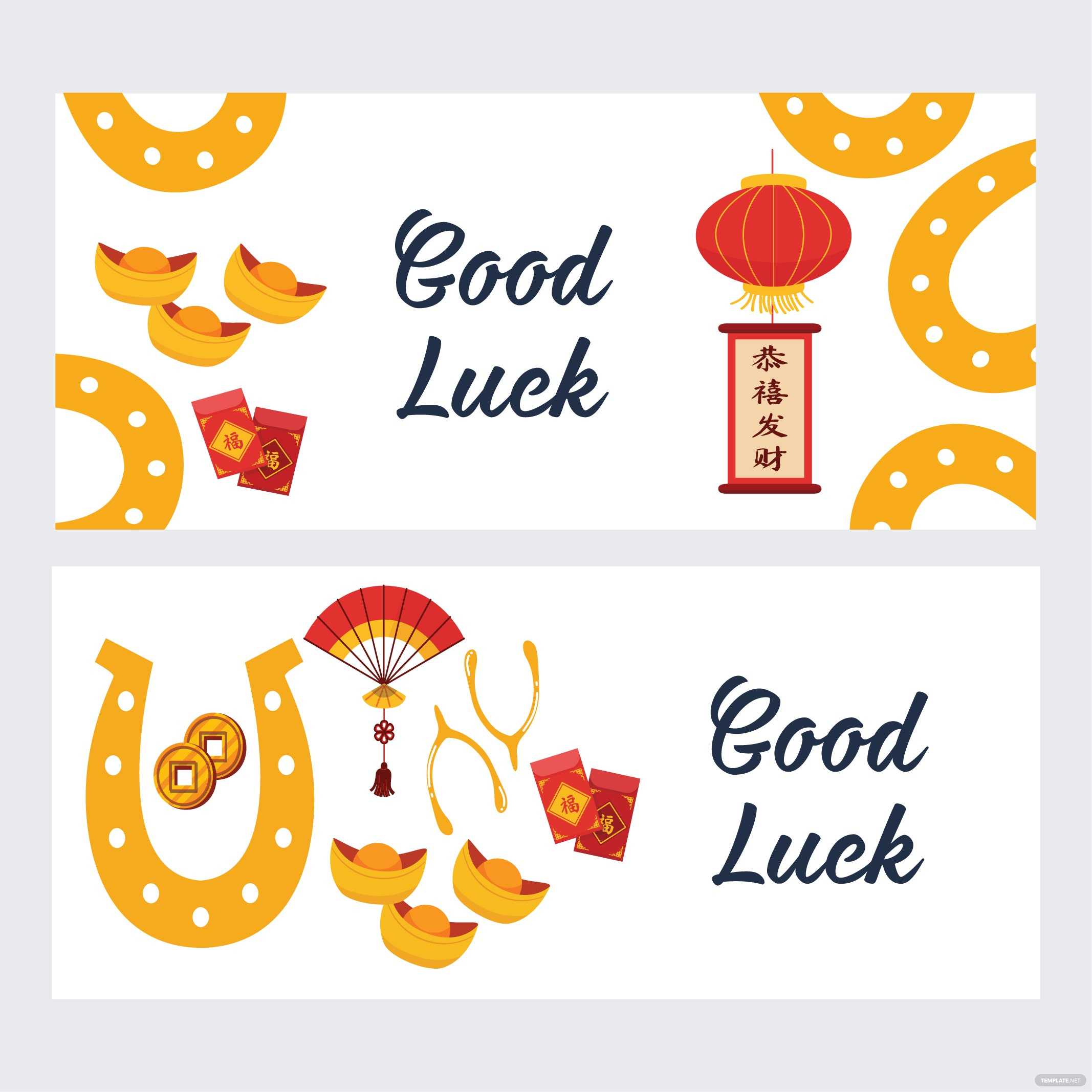 Free Free Good Luck Banner Vector - EPS, Illustrator, JPG, PNG  With Good Luck Banner Template