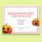 Free Free Halloween Gift Certificate Template – Word, PSD  Within Halloween Certificate Template