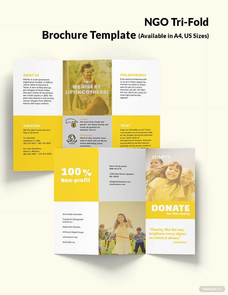 Free Free NGO Tri-Fold Brochure Template - Illustrator, InDesign Pertaining To Ngo Brochure Templates Free Free NGO Tri-Fold Brochure Template - Illustrator, InDesign Pertaining To Ngo Brochure Templates