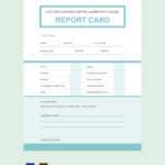 Free Free Simple Report Card Template – Illustrator, PSD  Template  Intended For Student Grade Report Template