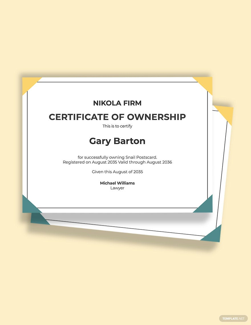 Free Free Spa Owner Certificate Template – Word  Template