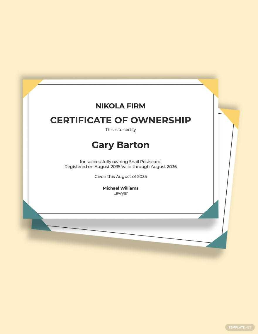 Free Free Spa Owner Certificate Template – Word  Template