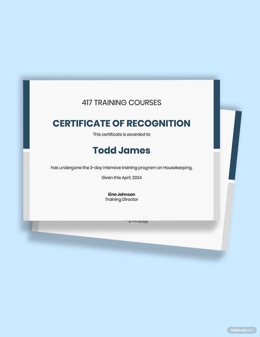 Free Free Training Course Certificate Template - Word  Template