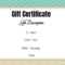 FREE Gift Certificate Template Customize Online And Print Throughout Gift Certificate Template Publisher