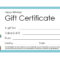 Free Gift Certificate Templates You Can Customize In Printable Gift Certificates Templates Free
