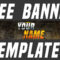 Free Gimp Banner Template Pertaining To Youtube Banner Template Gimp