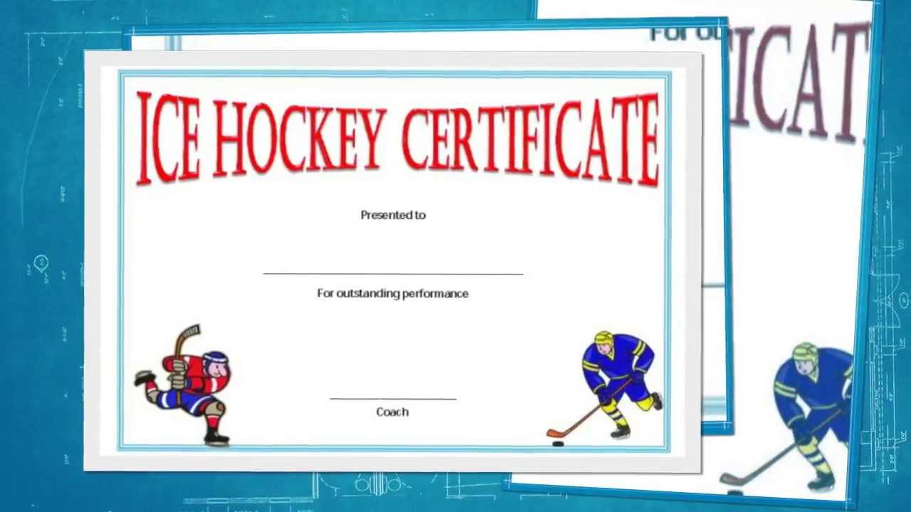 Free Hockey Certificate Templates For Download With Regard To Hockey Certificate Templates