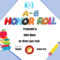 FREE Honor Roll Certificate Templates – Customize Online With Regard To Honor Roll Certificate Template