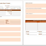 Free Incident Report Templates & Forms  Smartsheet Inside Incident Report Book Template