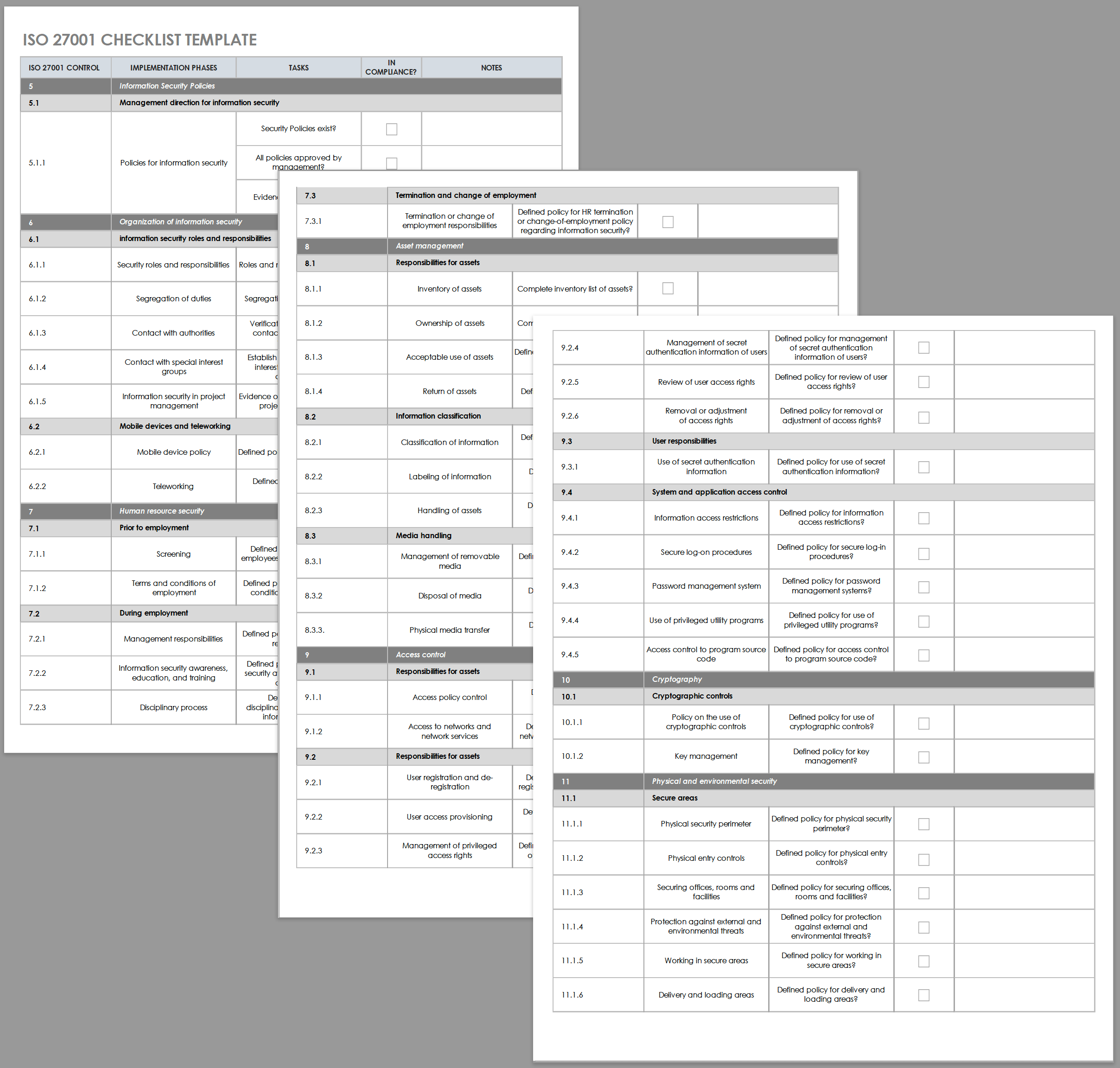 Free ISO 10 Checklists and Templates  Smartsheet Inside Data Center Audit Report Template