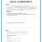 Free Loan Agreement Templates And Sample With Regard To Blank Loan Agreement Template