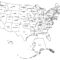 Free Map Of The United States Black And White Printable, Download  With Blank Template Of The United States