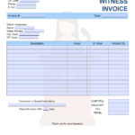 Free Medical Expert Witness Invoice Template  PDF  WORD  EXCEL With Regard To Expert Witness Report Template