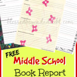 FREE Middle School Printable Book Report Form! – Blessed Beyond A  With Book Report Template Middle School